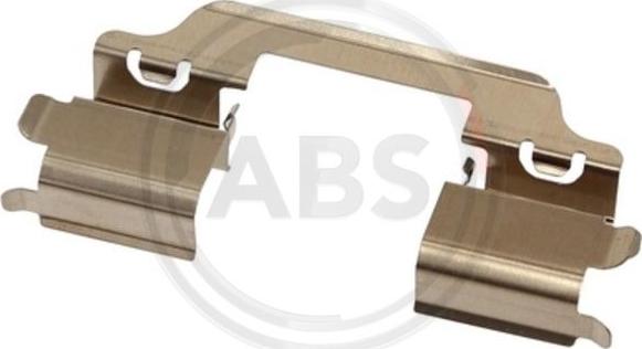 A.B.S. 1707Q - Комплектуючі, колодки дискового гальма autozip.com.ua