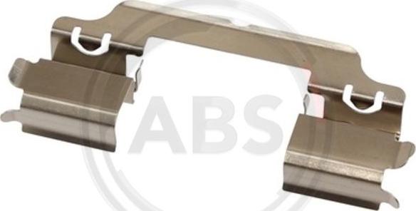 A.B.S. 1716Q - Комплектуючі, колодки дискового гальма autozip.com.ua