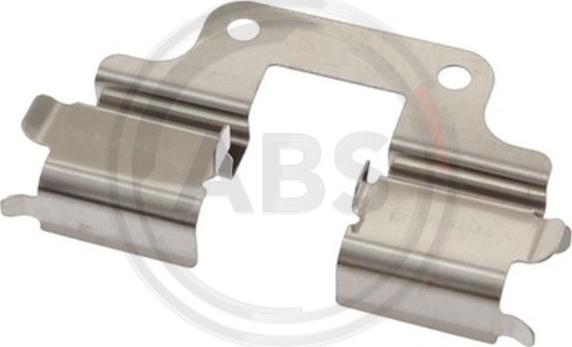 A.B.S. 1739Q - Комплектуючі, колодки дискового гальма autozip.com.ua