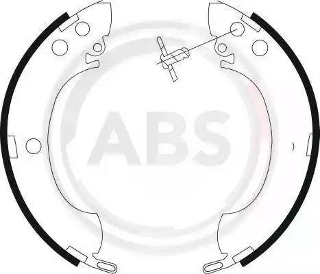 A.B.S. 8991 - Комплект гальм, барабанний механізм autozip.com.ua
