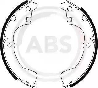 A.B.S. 8548 - Комплект гальм, барабанний механізм autozip.com.ua