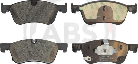 A.B.S. 35435 - Гальмівні колодки, дискові гальма autozip.com.ua