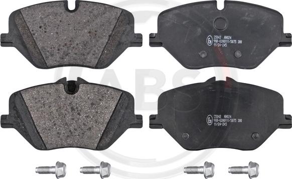 A.B.S. 35042 - Гальмівні колодки, дискові гальма autozip.com.ua