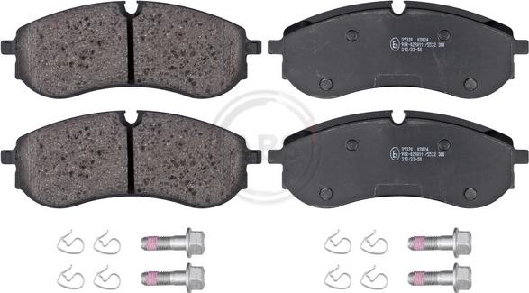 A.B.S. 35320 - Гальмівні колодки, дискові гальма autozip.com.ua
