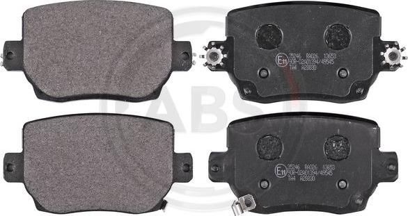 A.B.S. 35246 - Гальмівні колодки, дискові гальма autozip.com.ua