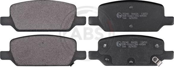 A.B.S. 35248 - Гальмівні колодки, дискові гальма autozip.com.ua