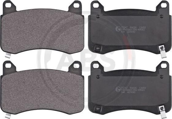 A.B.S. 35247 - Гальмівні колодки, дискові гальма autozip.com.ua