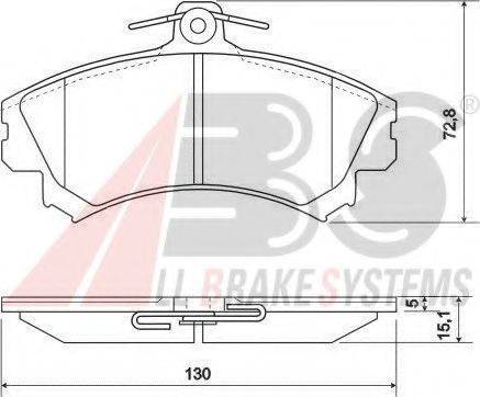 A.B.S. 36919 OE - Гальмівні колодки, дискові гальма autozip.com.ua