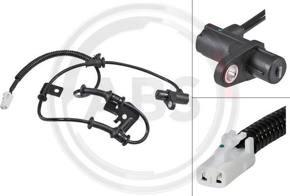 A.B.S. 30433 - Датчик ABS, частота обертання колеса autozip.com.ua