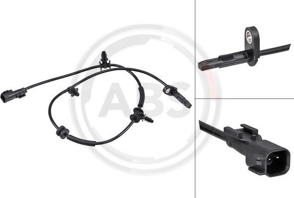 A.B.S. 30184 - Датчик ABS, частота обертання колеса autozip.com.ua