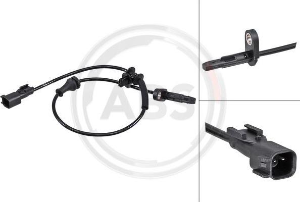 A.B.S. 30179 - Датчик ABS, частота обертання колеса autozip.com.ua