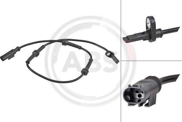 A.B.S. 31960 - Датчик ABS, частота обертання колеса autozip.com.ua