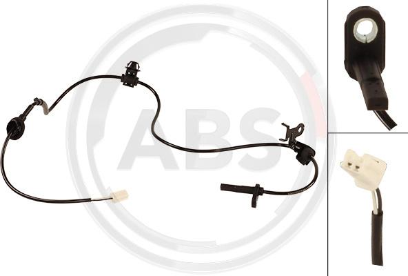 A.B.S. 33040 - Датчик ABS, частота обертання колеса autozip.com.ua