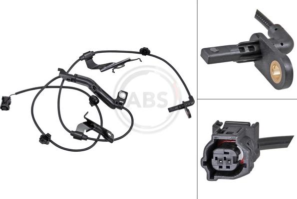 A.B.S. 33002 - Датчик ABS, частота обертання колеса autozip.com.ua