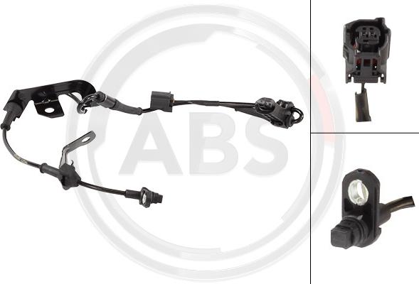A.B.S. 33038 - Датчик ABS, частота обертання колеса autozip.com.ua