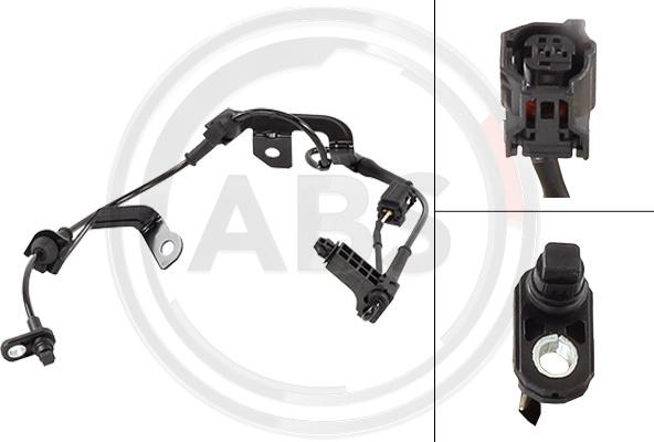 A.B.S. 33037 - Датчик ABS, частота обертання колеса autozip.com.ua
