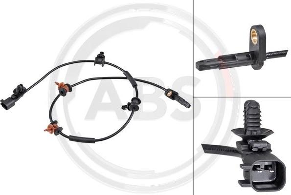 A.B.S. 32236 - Датчик ABS, частота обертання колеса autozip.com.ua