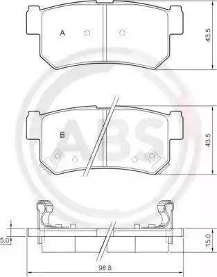 Koreastar KBPY-013 - Гальмівні колодки, дискові гальма autozip.com.ua