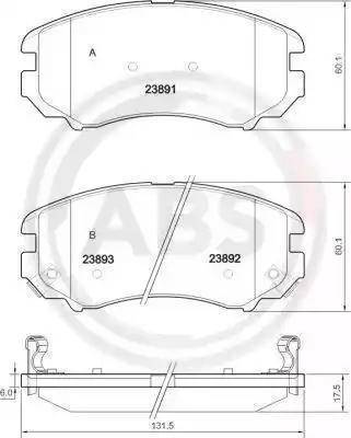 Sangsin Brake SP1155 - Гальмівні колодки, дискові гальма autozip.com.ua