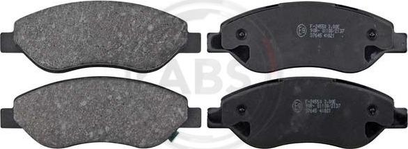 A.B.S. 37645 - Гальмівні колодки, дискові гальма autozip.com.ua