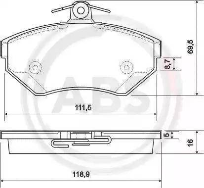 RIDER RD.3323.DB1437 - Колодка торм. диск. VW CADDY. GOLF. POLO передн. RIDER autozip.com.ua