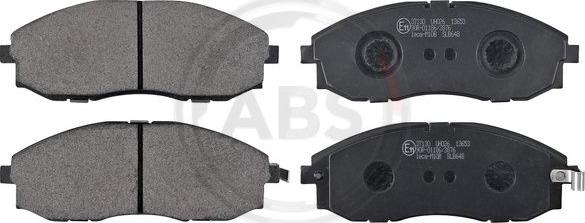 A.B.S. 37130 - Гальмівні колодки, дискові гальма autozip.com.ua