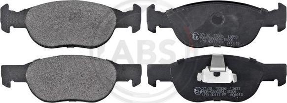 A.B.S. 37132 - Гальмівні колодки, дискові гальма autozip.com.ua