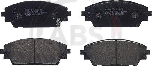 A.B.S. P49050 - Гальмівні колодки, дискові гальма autozip.com.ua