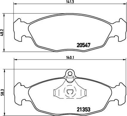 A.B.S. P59011 - Гальмівні колодки, дискові гальма autozip.com.ua