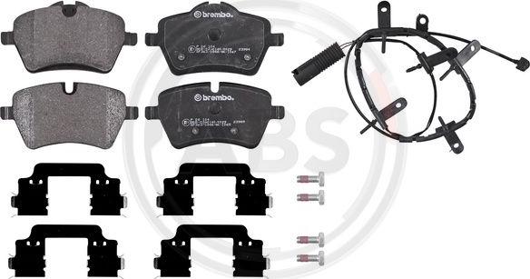 A.B.S. P06104 - Гальмівні колодки, дискові гальма autozip.com.ua