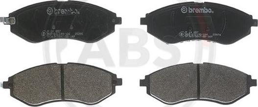 A.B.S. P10057 - Гальмівні колодки, дискові гальма autozip.com.ua