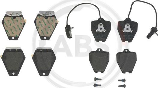 A.B.S. P85096 - Гальмівні колодки, дискові гальма autozip.com.ua