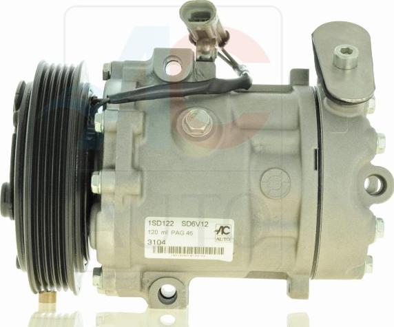 ACAUTO AC-01SD122 - Компресор, кондиціонер autozip.com.ua