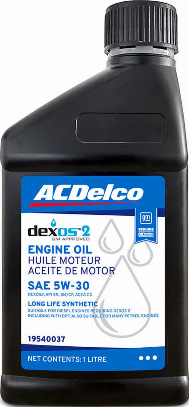 ACDelco 19540037 - Моторна олива autozip.com.ua