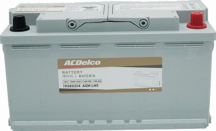 ACDelco 19380214 - Стартерна акумуляторна батарея, АКБ autozip.com.ua
