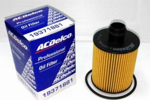 ACDelco 19371881 - Масляний фільтр autozip.com.ua
