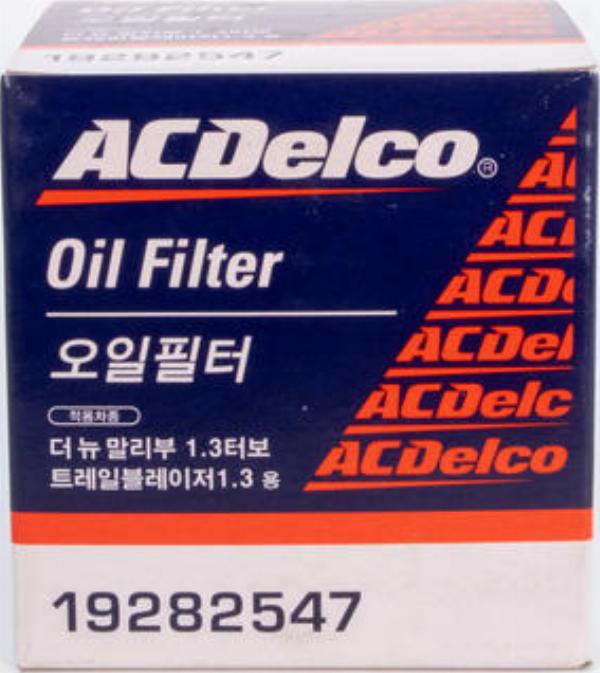 ACDelco 19282547 - Масляний фільтр autozip.com.ua