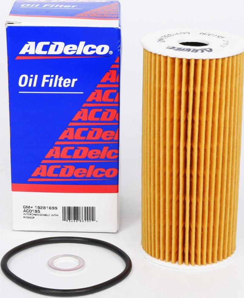 ACDelco AC0195 - Масляний фільтр autozip.com.ua