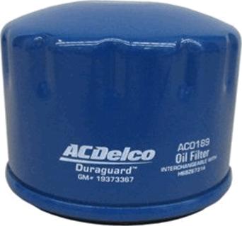 ACDelco AC0189 - Масляний фільтр autozip.com.ua