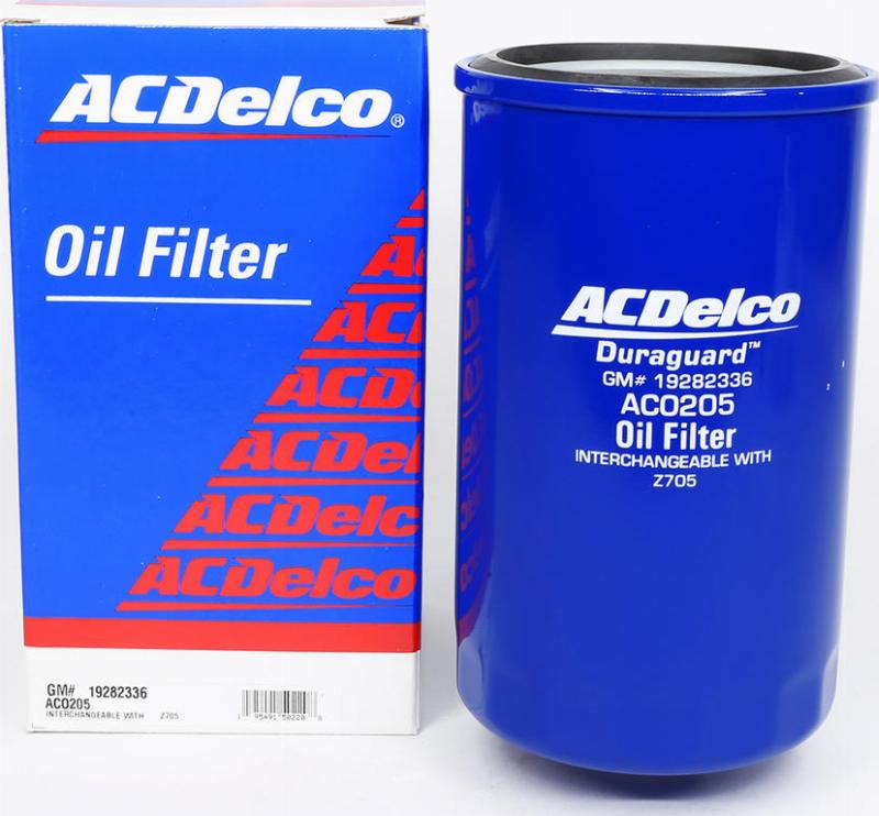 ACDelco AC0205 - Масляний фільтр autozip.com.ua