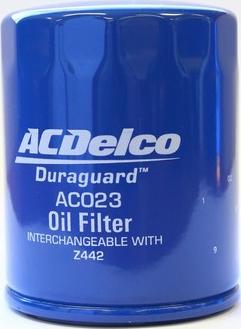 ACDelco AC023 - Масляний фільтр autozip.com.ua