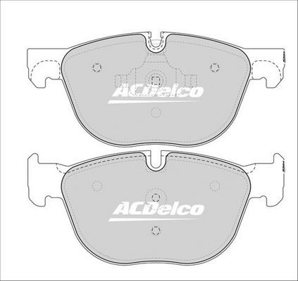 ACDelco ACD2006 - Гальмівні колодки, дискові гальма autozip.com.ua