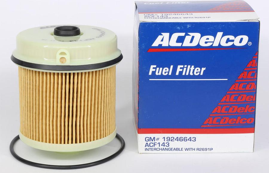 ACDelco ACF143 - Паливний фільтр autozip.com.ua