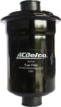 ACDelco ACF111 - Паливний фільтр autozip.com.ua