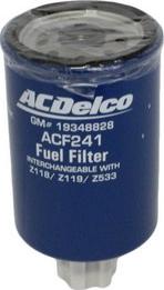 ACDelco ACF241 - Паливний фільтр autozip.com.ua