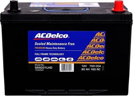 ACDelco S95D31LHD - Стартерна акумуляторна батарея, АКБ autozip.com.ua