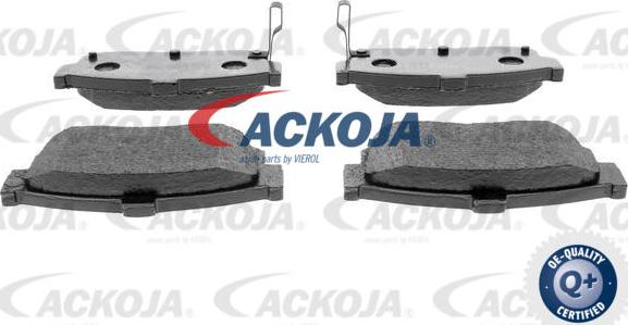 ACKOJA A38-0052 - Гальмівні колодки, дискові гальма autozip.com.ua