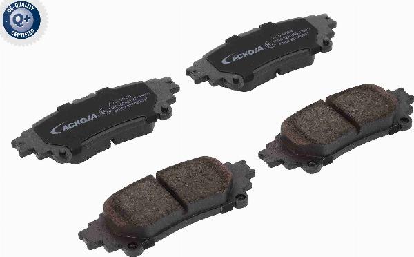 ACKOJA A70-9634 - Гальмівні колодки, дискові гальма autozip.com.ua