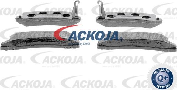 ACKOJA A70-0051 - Гальмівні колодки, дискові гальма autozip.com.ua