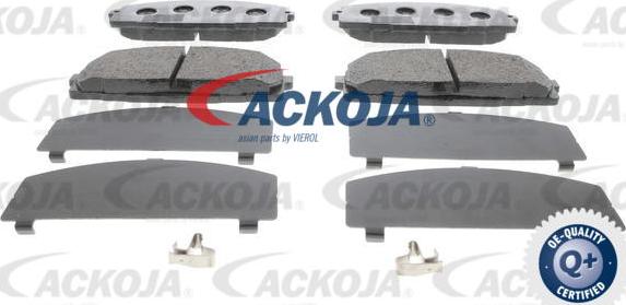 ACKOJA A70-0023 - Гальмівні колодки, дискові гальма autozip.com.ua